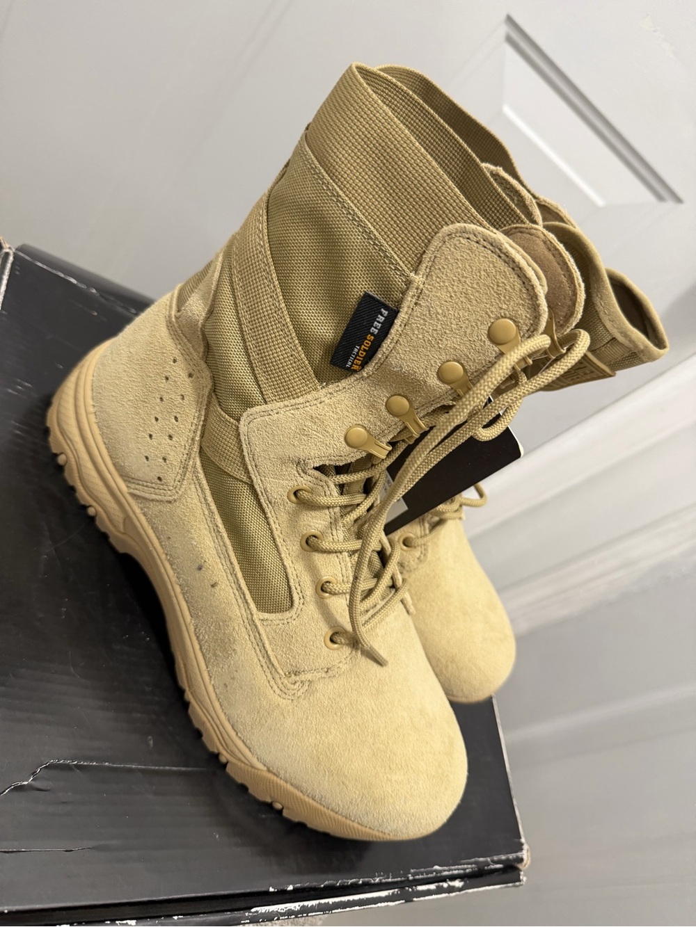 To Boot Desert Tan Tactical Lace-Up Boots